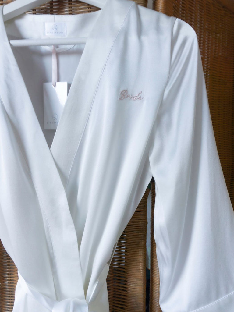 Mulberry Silk Bridal Dressing Gown