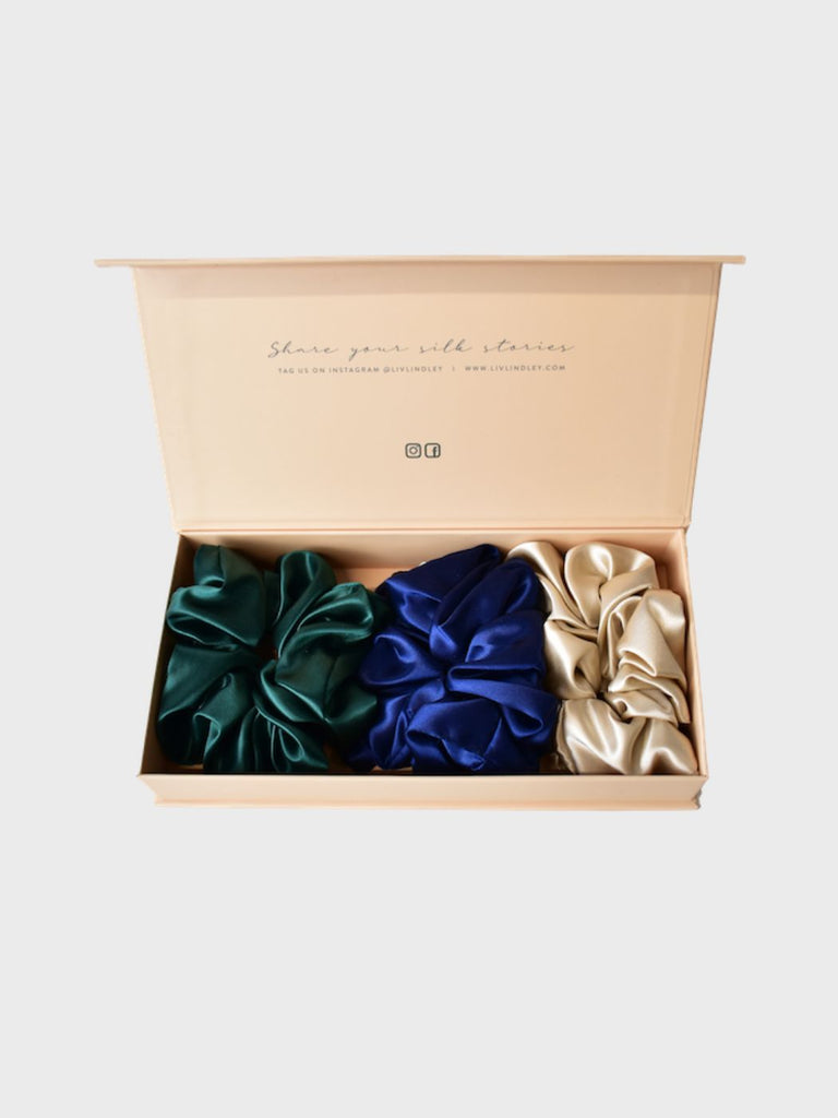 The Large Silk Scrunchie Gift Box